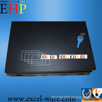 oem custom metal electric control box black with lock nonstanrard size